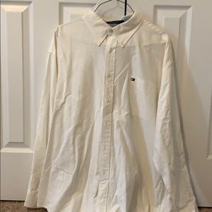 White dress button down